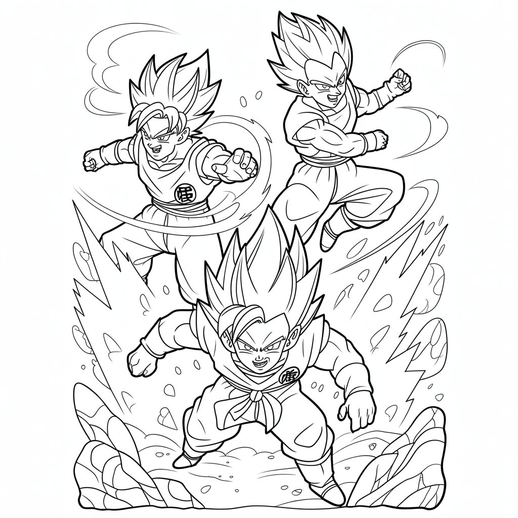 Dragon Ball Z Coloring Pages