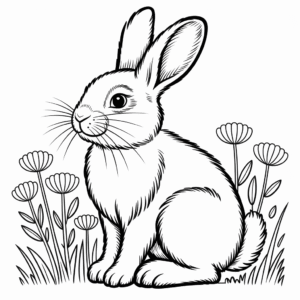 bunny coloring pages