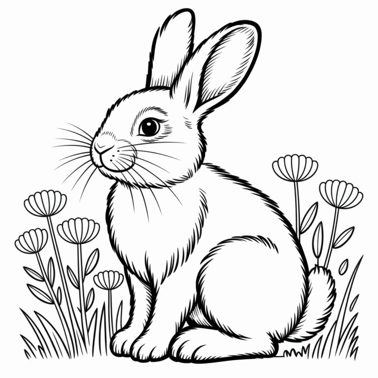 bunny coloring pages