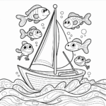 Boat Coloring Pages
