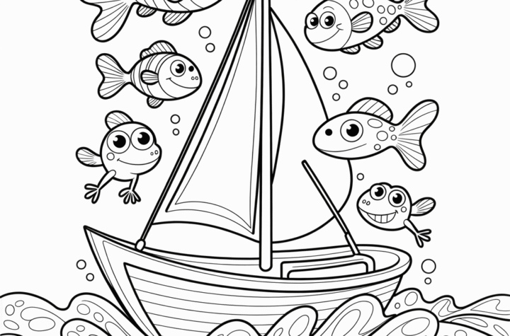 Boat Coloring Pages