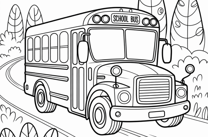 Best Bus Coloring Pages – 15 Free Printable Bus Sheets for Kids