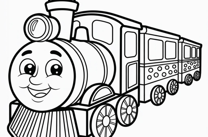 Train Coloring Pages for Kids – Download & Print Fun Train Art