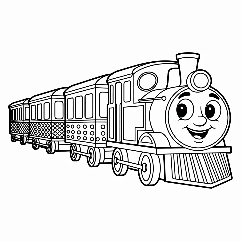Printable Train Coloring Pages