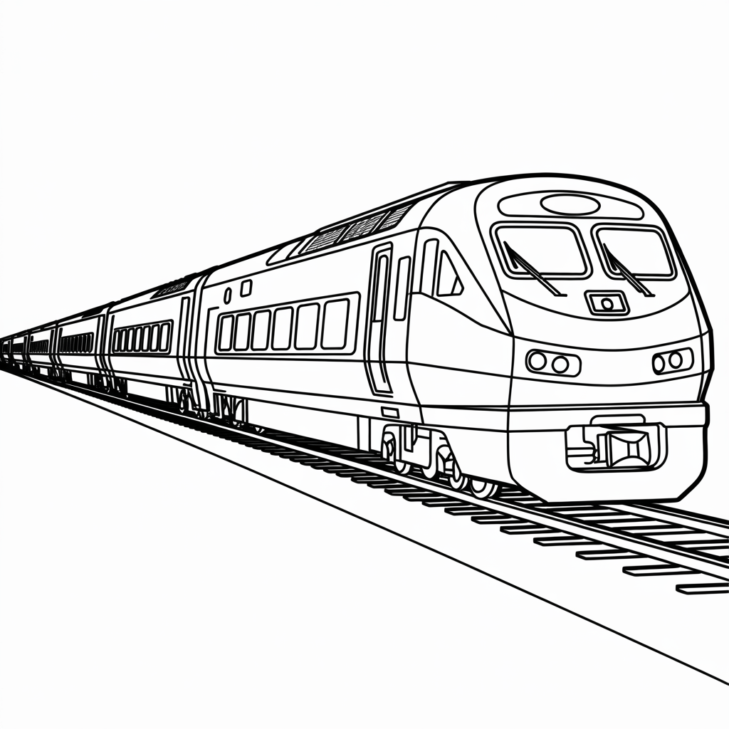 Amtrak Train Coloring Pages